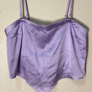 Hollister Silk Crop Top NWT